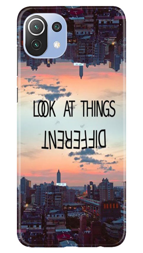 Look at things different Mobile Back Case for Mi 11 5G (Design - 99) Look at things different Case for Mi 11 5G