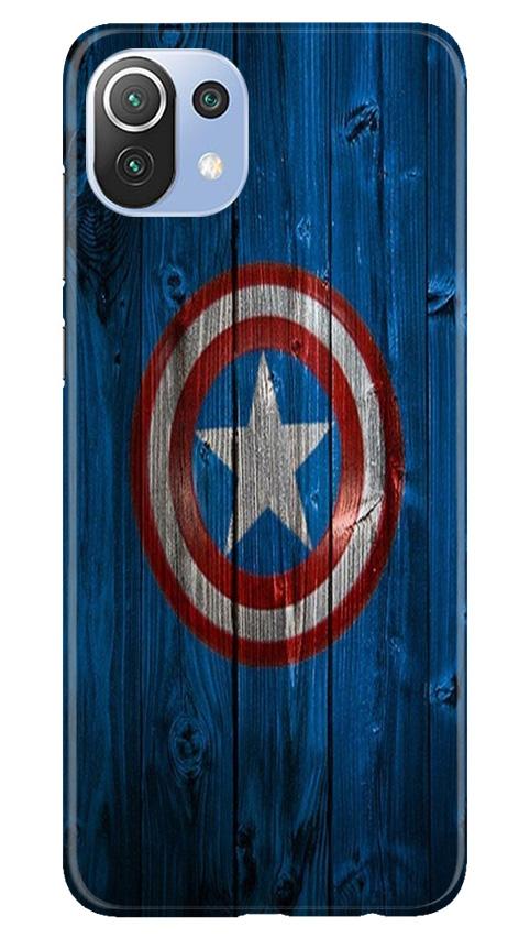 Captain America Superhero Mobile Back Case for Mi 11 Lite 5G (Design - 118) Captain America Superhero Case for Mi 11 Lite 5G (Design - 118)