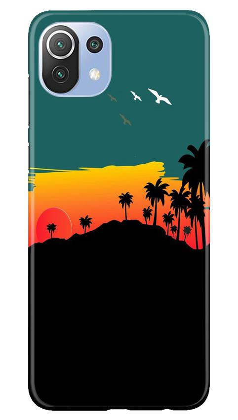 Sky Trees Mobile Back Case for Mi 11 Lite 5G (Design - 191) Sky Trees Case for Mi 11 Lite 5G (Design - 191)