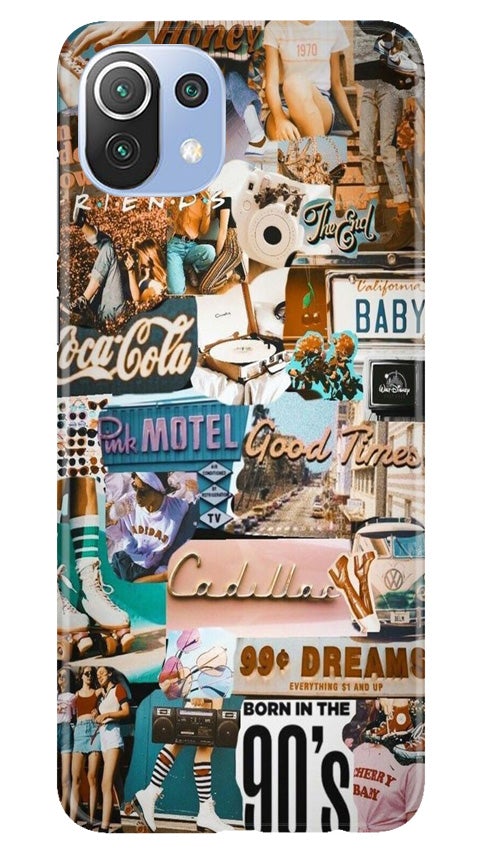 Vintage Design Mobile Back Case for Mi 11 5G (Design - 284) Vintage Design Case for Mi 11 5G (Design No. 284)