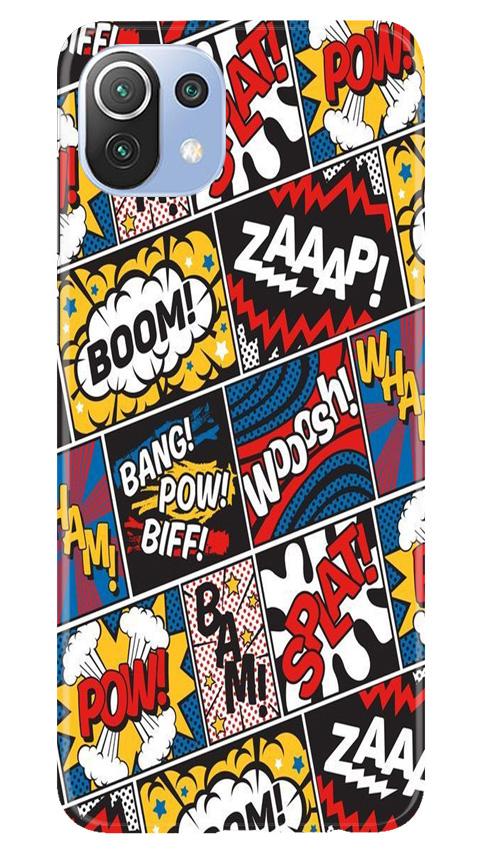 Boom Mobile Back Case for Mi 11 Lite 5G (Design - 302) Boom Mobile Back Case for Mi 11 Lite 5G (Design - 302)