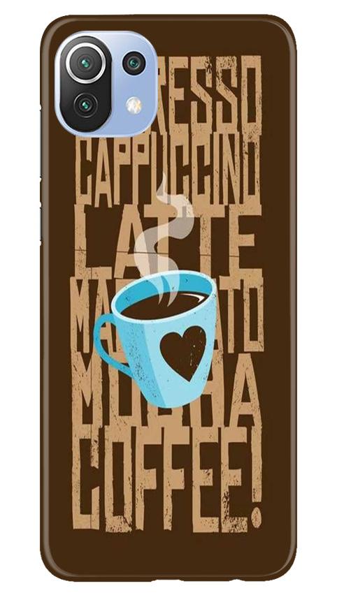 Love Coffee Mobile Back Case for Mi 11 Lite 5G (Design - 351) Love Coffee Mobile Back Case for Mi 11 Lite 5G (Design - 351)