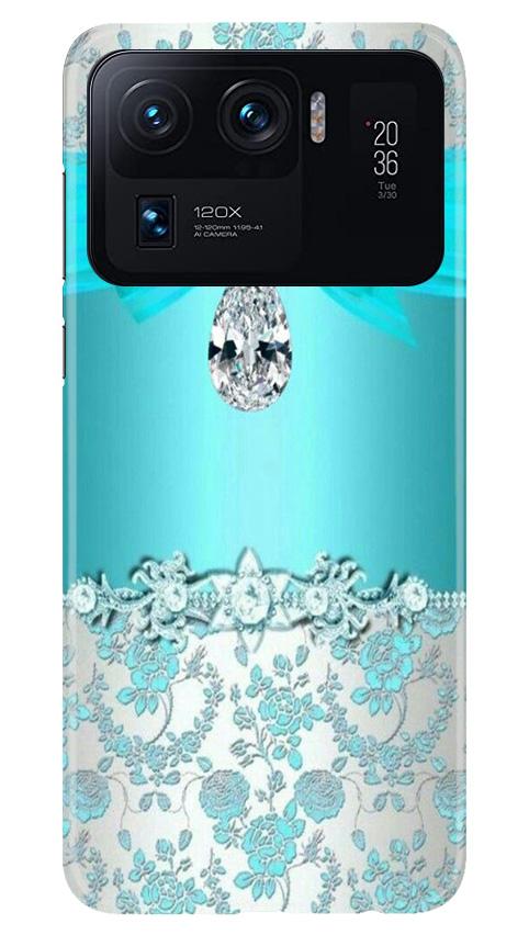 Shinny Blue Background Mobile Back Case for Mi 11 Ultra (Design - 32) Shinny Blue Background Case for Mi 11 Ultra