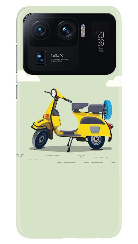 Vintage Scooter Mobile Back Case for Mi 11 Ultra (Design - 260) Vintage Scooter Case for Mi 11 Ultra (Design No. 260)