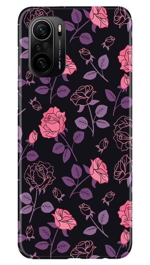 Rose Pattern Mobile Back Case for Mi 11X 5G (Design - 2) Rose Pattern Case for Mi 11X 5G