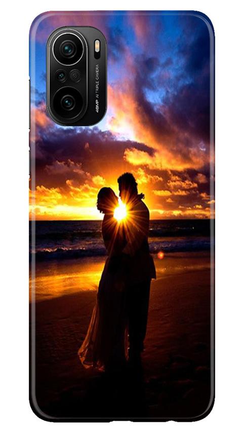 Couple Sea shore Mobile Back Case for Mi 11X 5G (Design - 13) Couple Sea shore Case for Mi 11X 5G