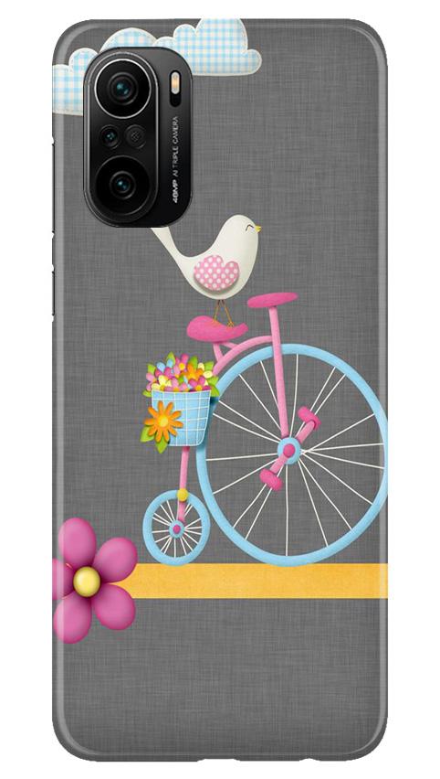 Sparron with cycle Mobile Back Case for Mi 11X 5G (Design - 34) Sparron with cycle Case for Mi 11X 5G