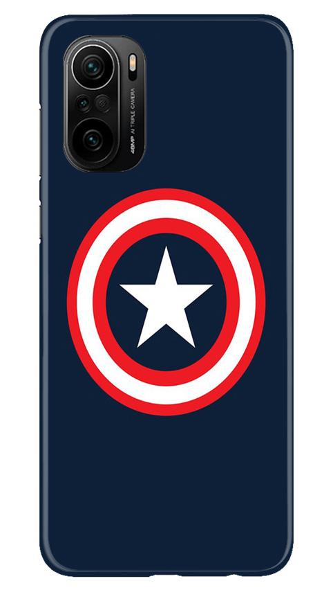 Captain America Mobile Back Case for Mi 11X 5G (Design - 42) Captain America Case for Mi 11X 5G
