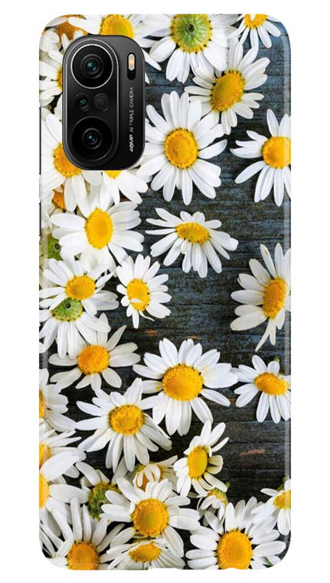 White flowers2 Mobile Back Case for Mi 11X 5G (Design - 62) White flowers2 Case for Mi 11X 5G