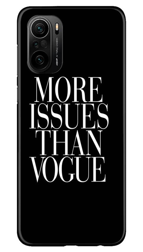 More Issues than Vague Mobile Back Case for Mi 11X 5G (Design - 74) More Issues than Vague Case for Mi 11X 5G