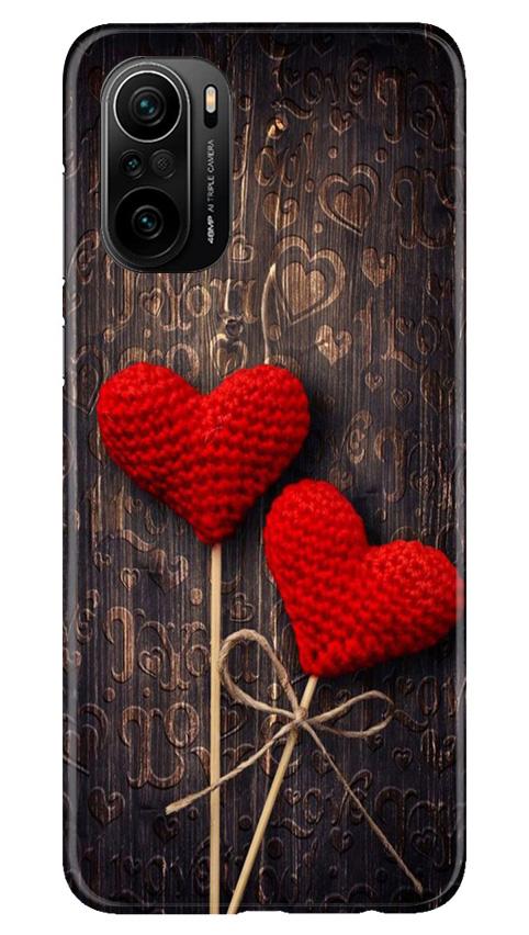 Red Hearts Mobile Back Case for Mi 11X 5G (Design - 80) Red Hearts Case for Mi 11X 5G