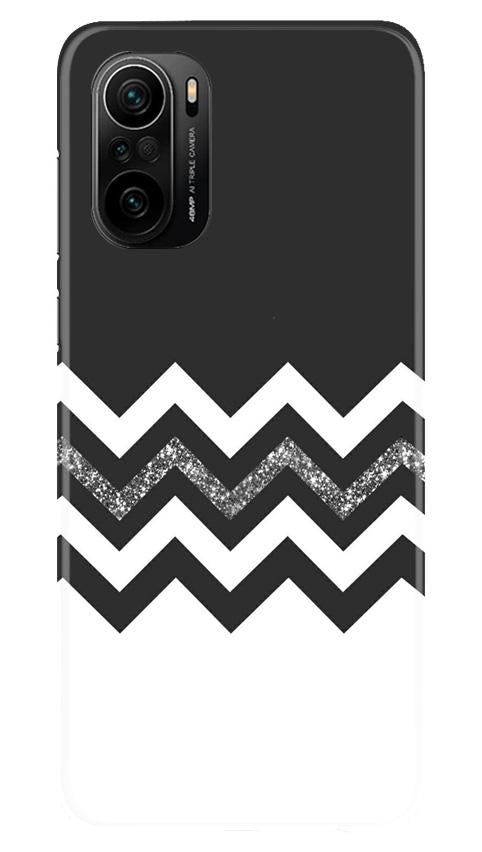 Black white Pattern2Mobile Back Case for Mi 11X 5G (Design - 83) Black white Pattern2Case for Mi 11X 5G
