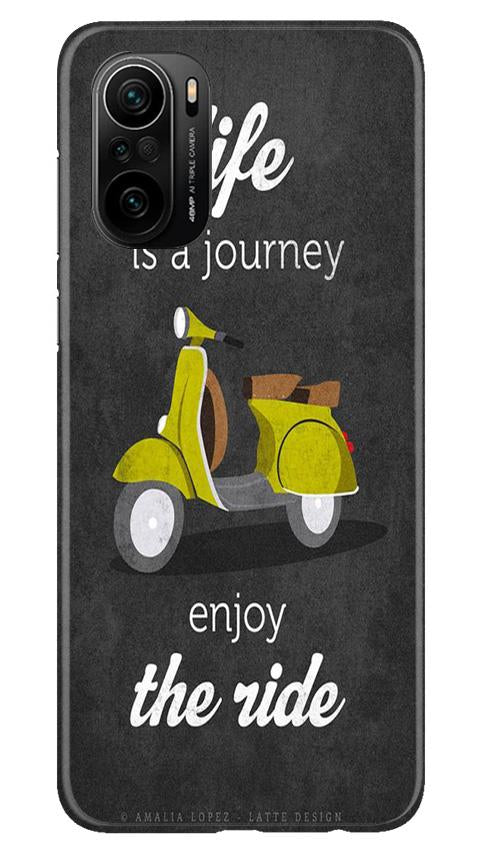 Life is a Journey Mobile Back Case for Mi 11X 5G (Design - 261) Life is a Journey Case for Mi 11X 5G (Design No. 261)