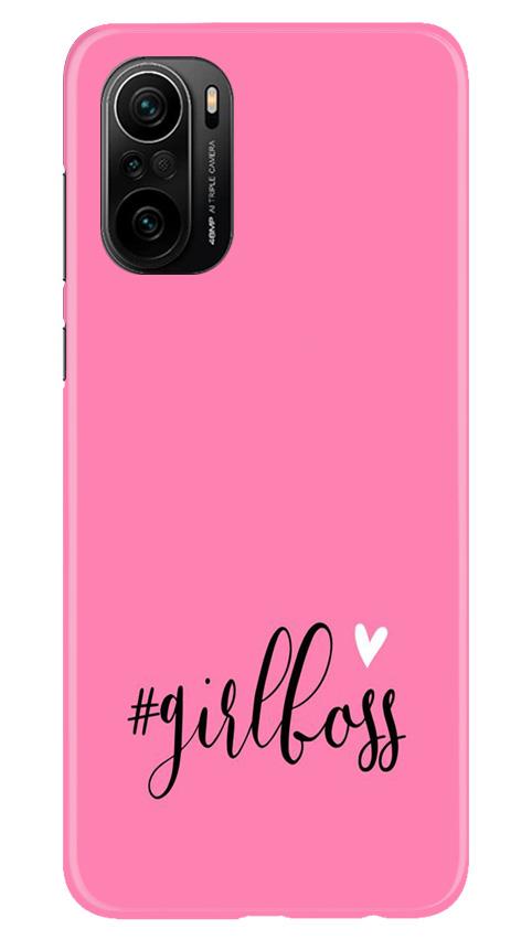 Girl Boss Pink Mobile Back Case for Mi 11X 5G (Design - 269) Girl Boss Pink Case for Mi 11X 5G (Design No. 269)