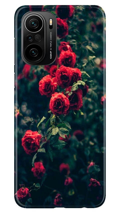 Red Rose Mobile Back Case for Mi 11X Pro 5G (Design - 66) Red Rose Case for Mi 11X Pro 5G