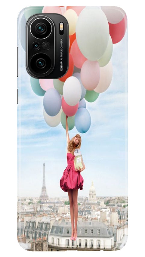 Girl with Baloon Mobile Back Case for Mi 11X Pro 5G (Design - 84) Girl with Baloon Case for Mi 11X Pro 5G