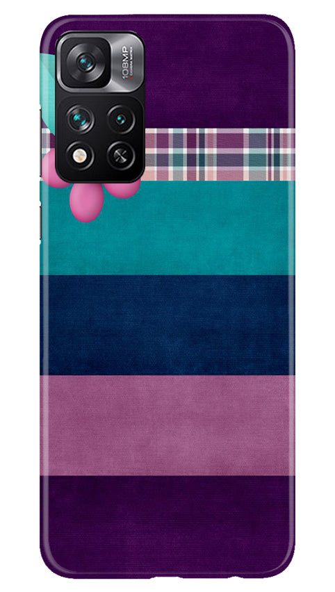 Purple Blue Mobile Back Case for Xiaomi Mi 11i 5G (Design - 37) Purple Blue Case for Xiaomi Mi 11i 5G