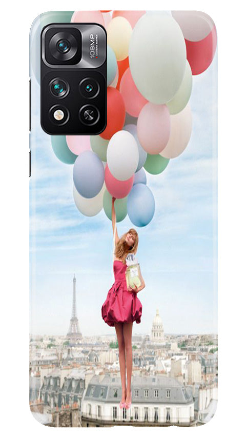 Girl with Baloon Mobile Back Case for Xiaomi Mi 11i 5G (Design - 84) Girl with Baloon Case for Xiaomi Mi 11i 5G