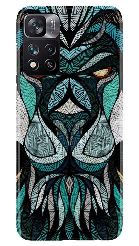 Lion Mobile Back Case for Xiaomi Mi 11i 5G (Design - 97) Lion Case for Xiaomi Mi 11i 5G