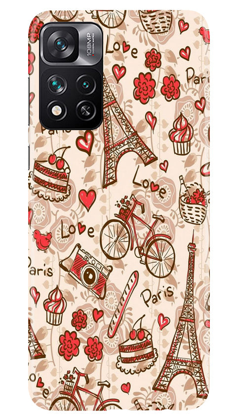 Love Paris Mobile Back Case for Xiaomi Mi 11i 5G (Design - 103) Love Paris Case for Xiaomi Mi 11i 5G (Design - 103)