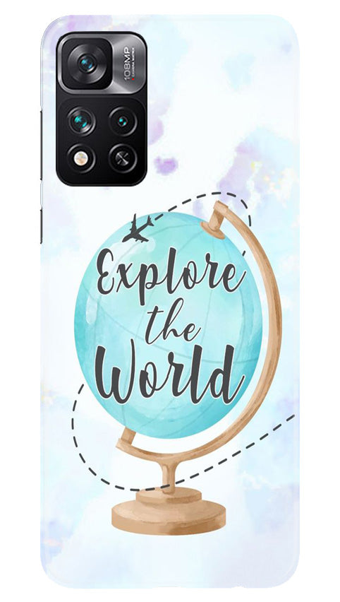Explore the World Mobile Back Case for Xiaomi Mi 11i 5G (Design - 176) Explore the World Case for Xiaomi Mi 11i 5G (Design No. 176)