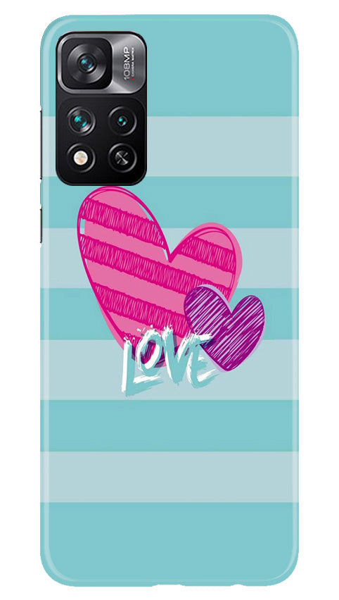 White Heart Mobile Back Case for Xiaomi Mi 11i 5G (Design - 260) White Heart Case for Xiaomi Mi 11i 5G (Design No. 260)