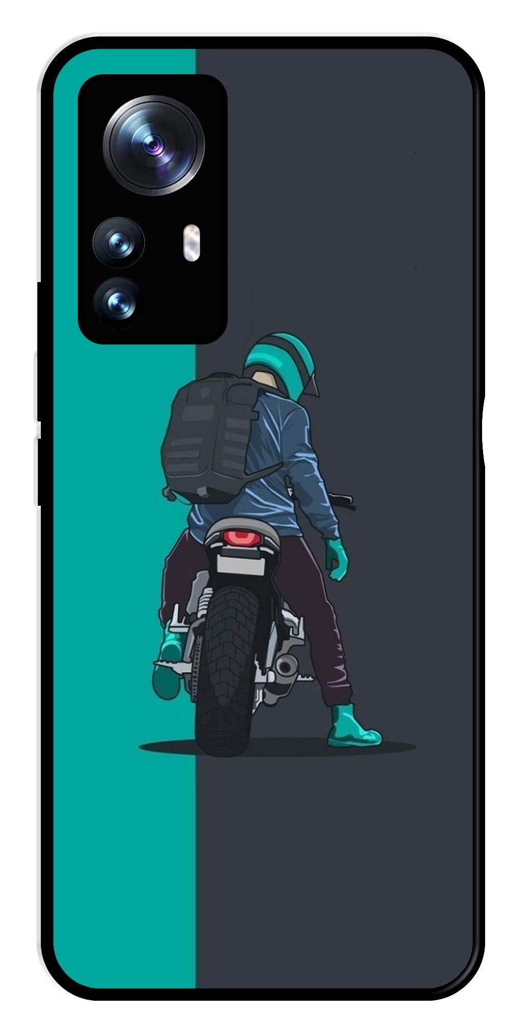 Bike Lover Metal Mobile Case for Xiaomi 12 Pro 5G Bike Lover Metal Mobile Case for Xiaomi 12 Pro 5G (Design No -05)