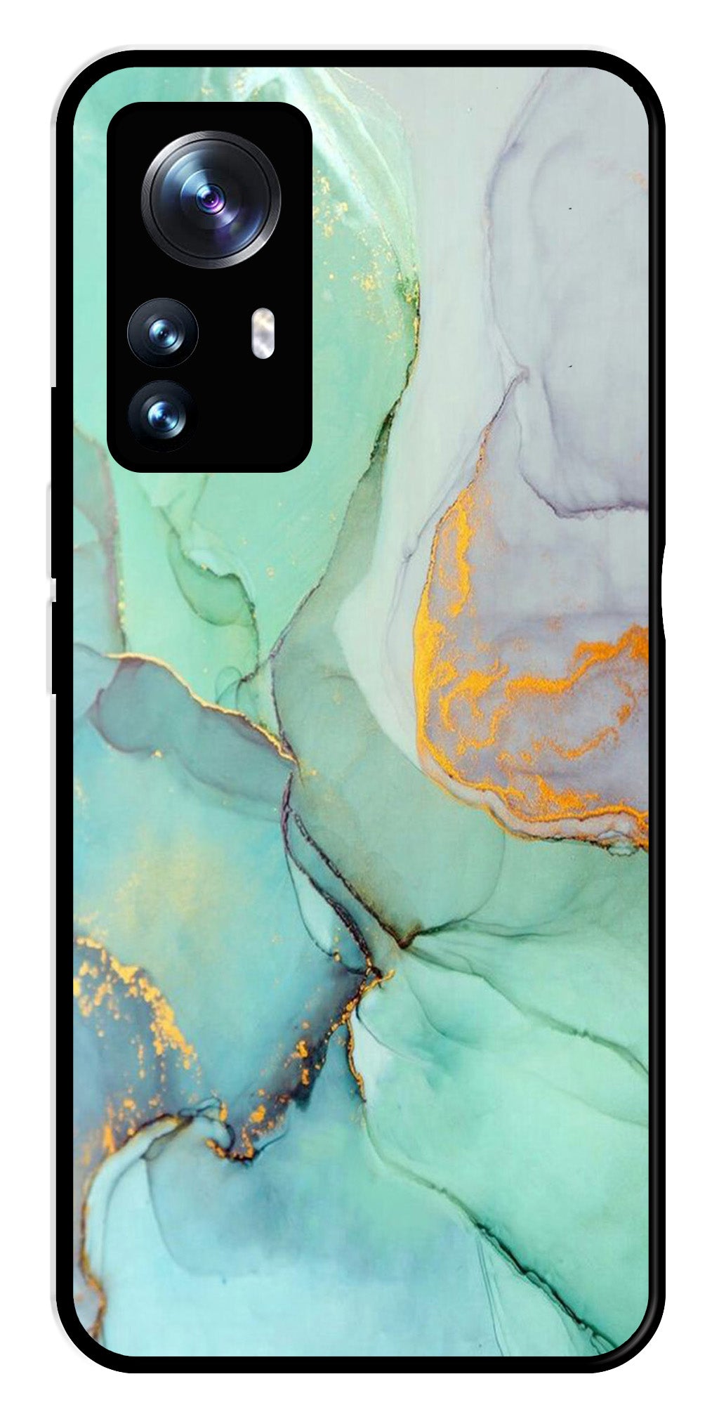 Marble Design Metal Mobile Case for Xiaomi 12 Pro 5G Marble Design Metal Mobile Case for Xiaomi 12 Pro 5G (Design No -46)