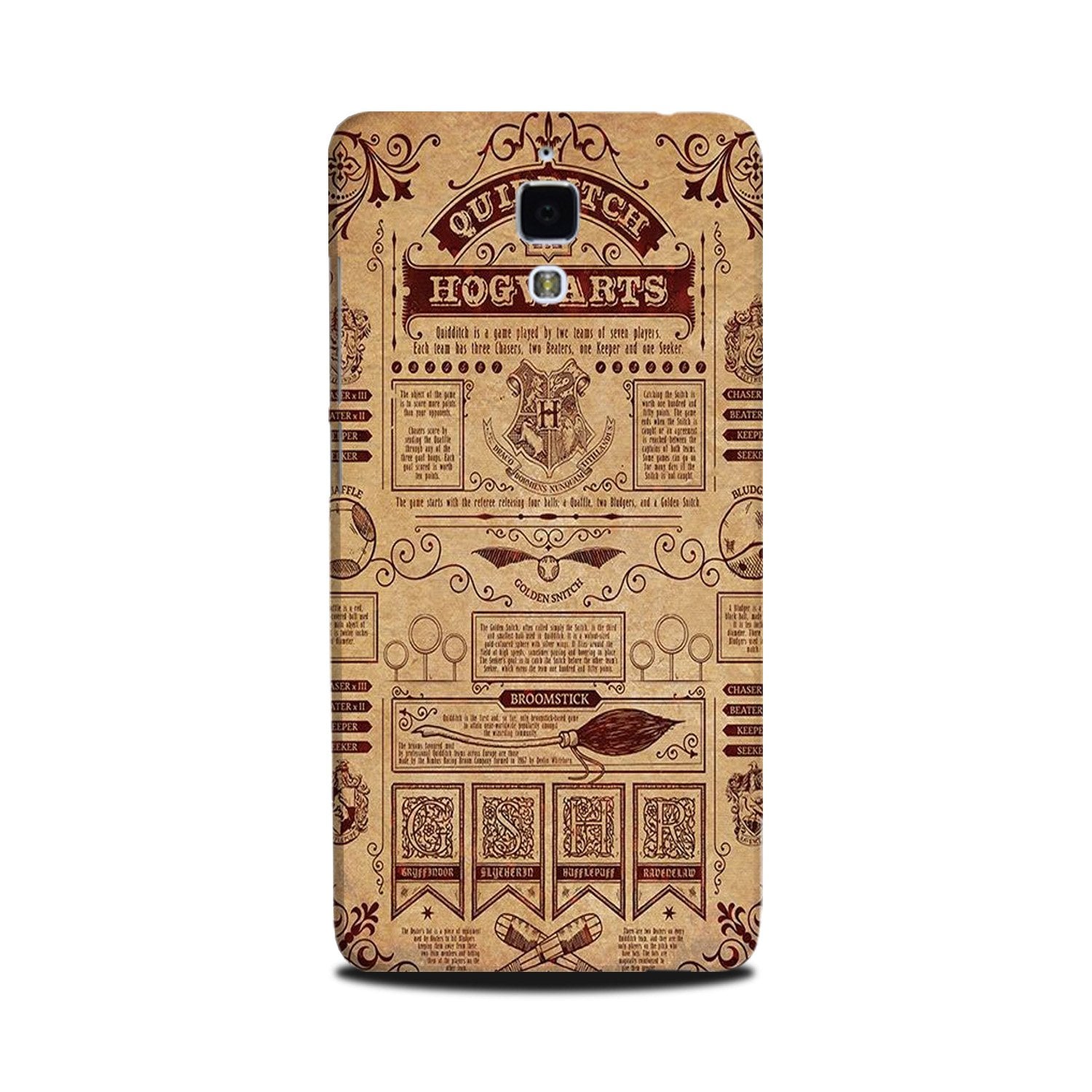 Hogwarts Mobile Back Case for Mi 4 (Design - 304) Hogwarts Mobile Back Case for Mi 4 (Design - 304)