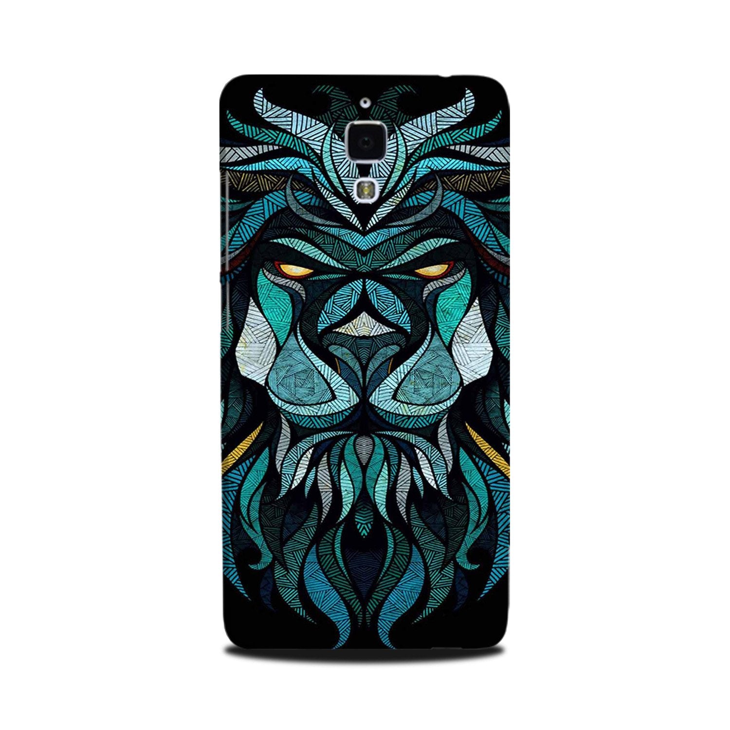 Lion Mobile Back Case for Mi 4 (Design - 314) Lion Mobile Back Case for Mi 4 (Design - 314)