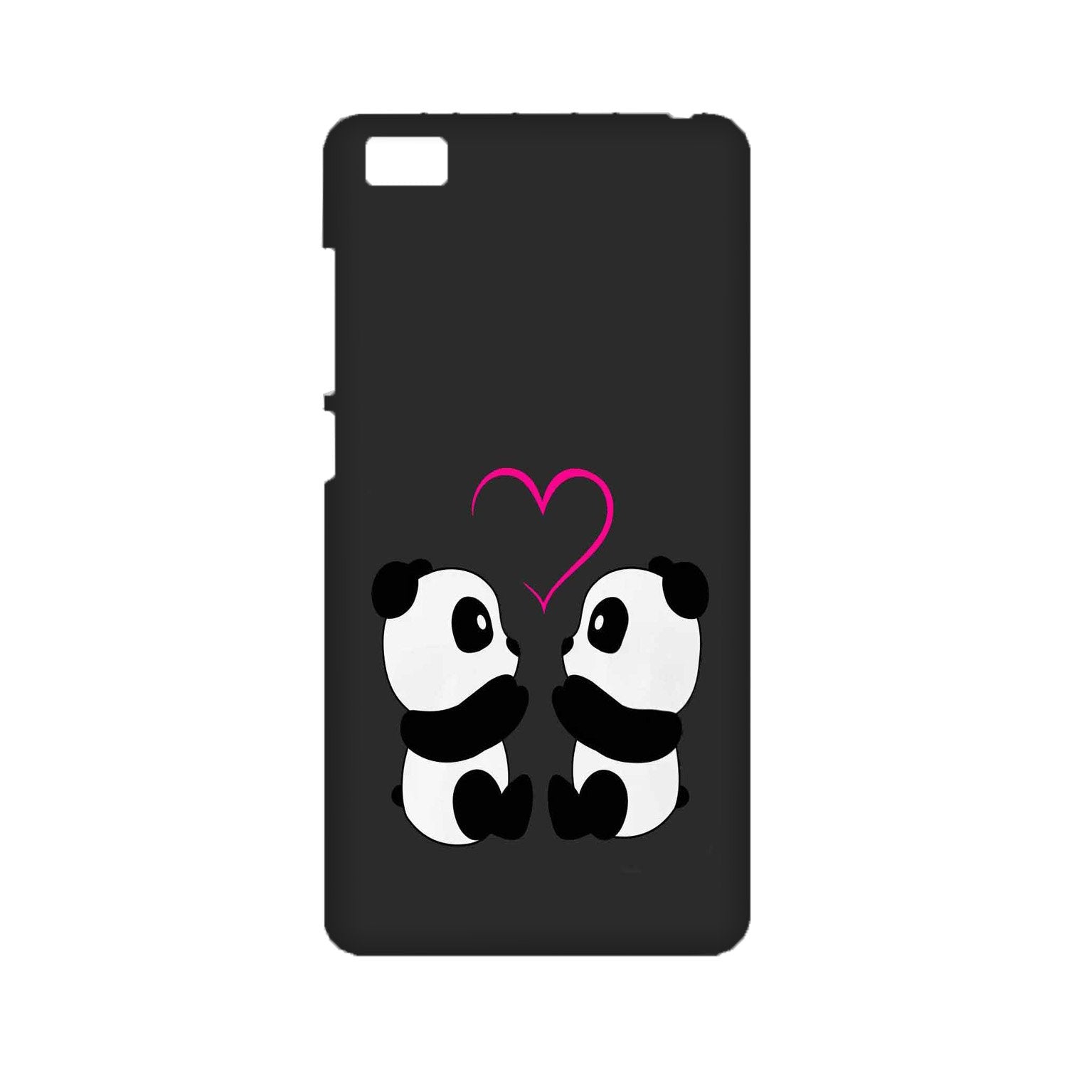 Panda Love Mobile Back Case for Mi 5 (Design - 398)