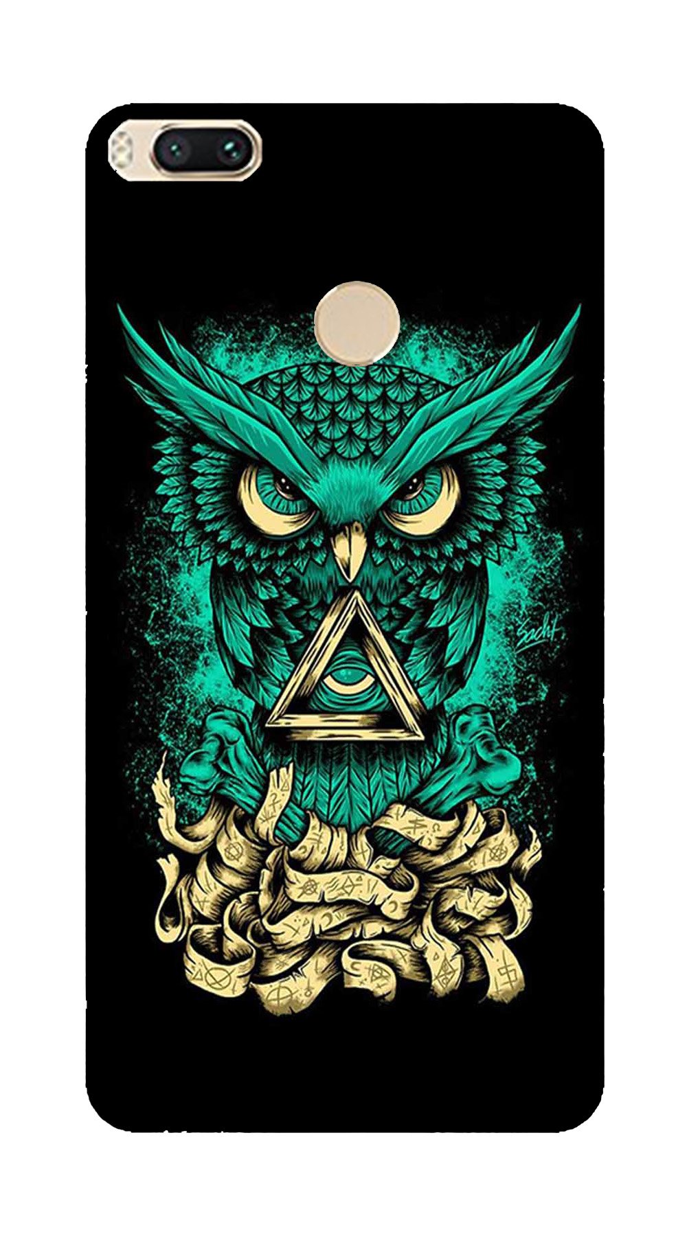 Owl Mobile Back Case for Mi A1 (Design - 358) Owl Mobile Back Case for Mi A1 (Design - 358)