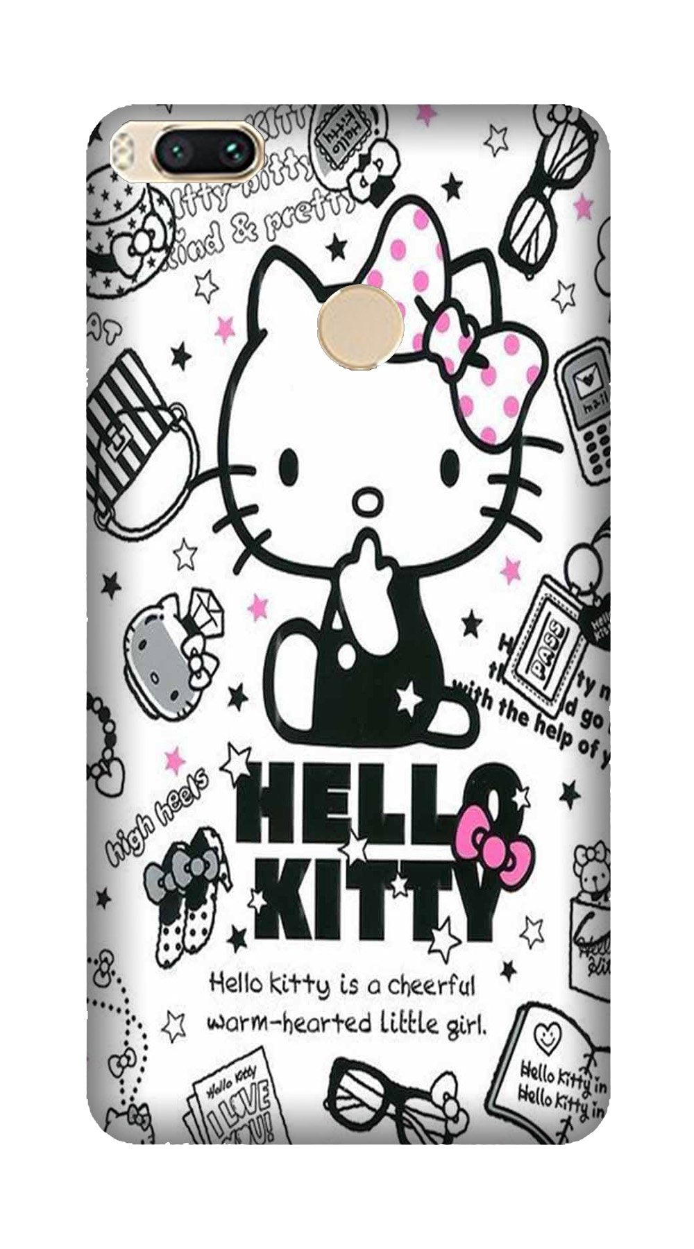 Hello Kitty Mobile Back Case for Mi A1 (Design - 361) Hello Kitty Mobile Back Case for Mi A1 (Design - 361)