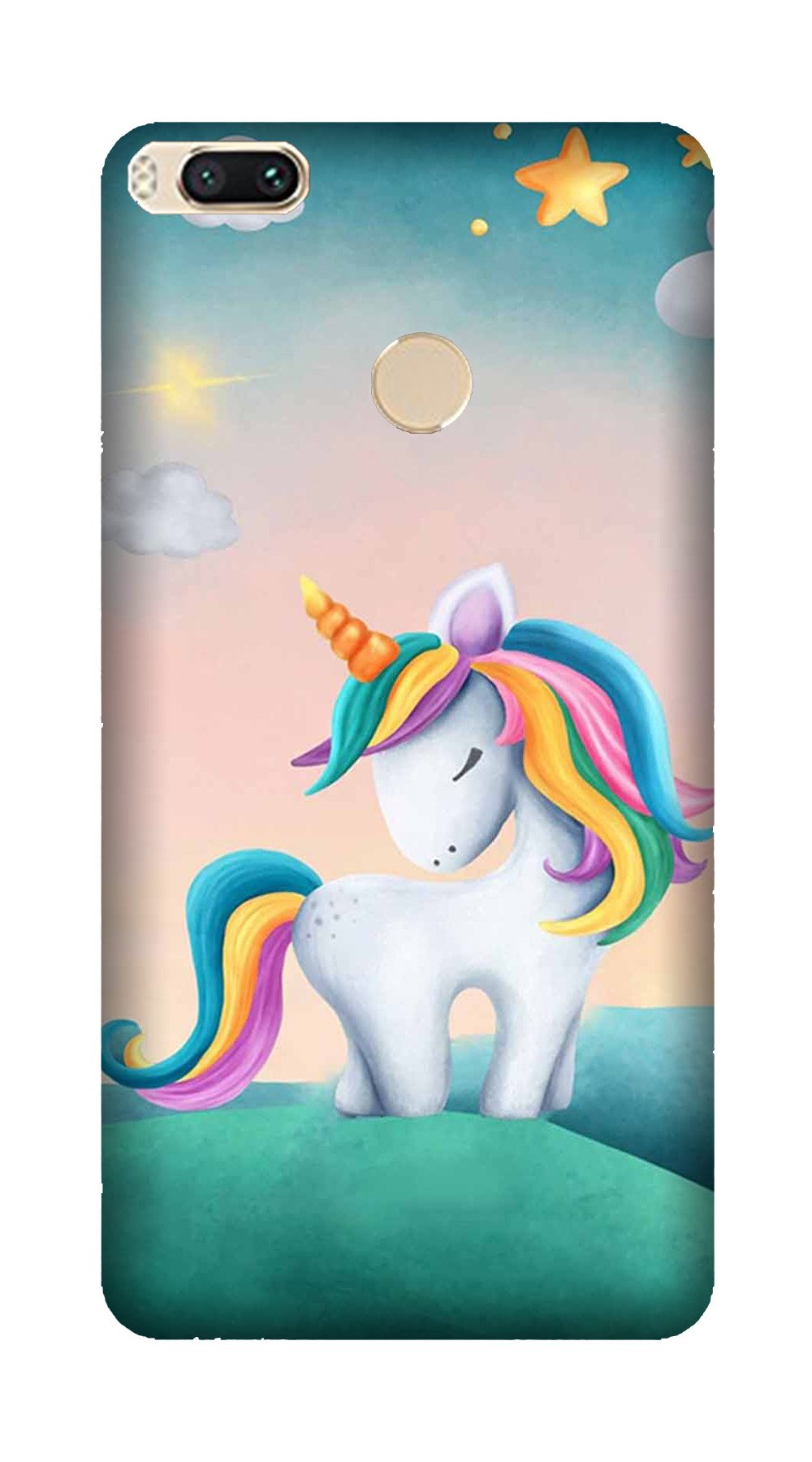 Unicorn Mobile Back Case for Mi A1 (Design - 366) Unicorn Mobile Back Case for Mi A1 (Design - 366)