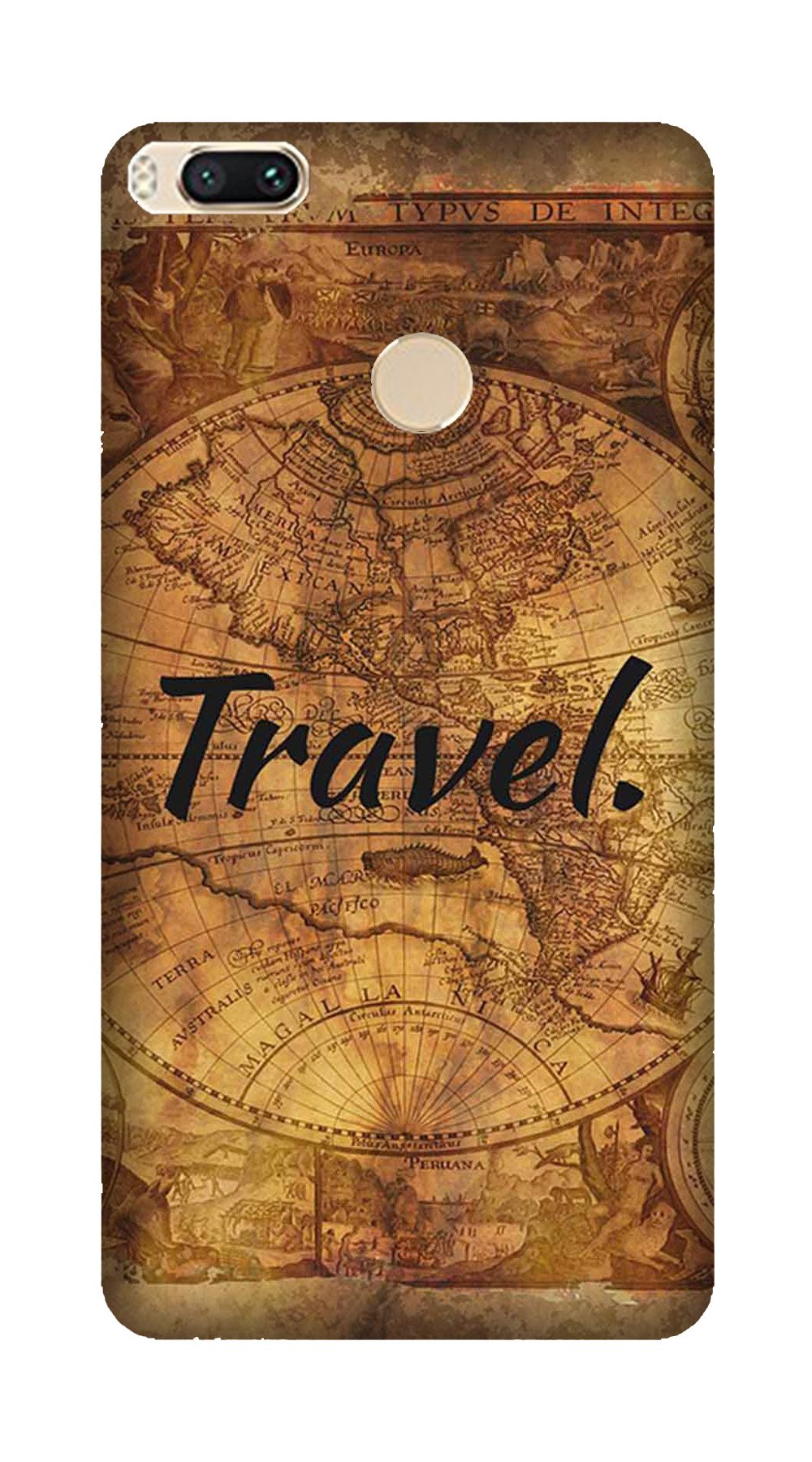 Travel Mobile Back Case for Mi A1 (Design - 375) Travel Mobile Back Case for Mi A1 (Design - 375)