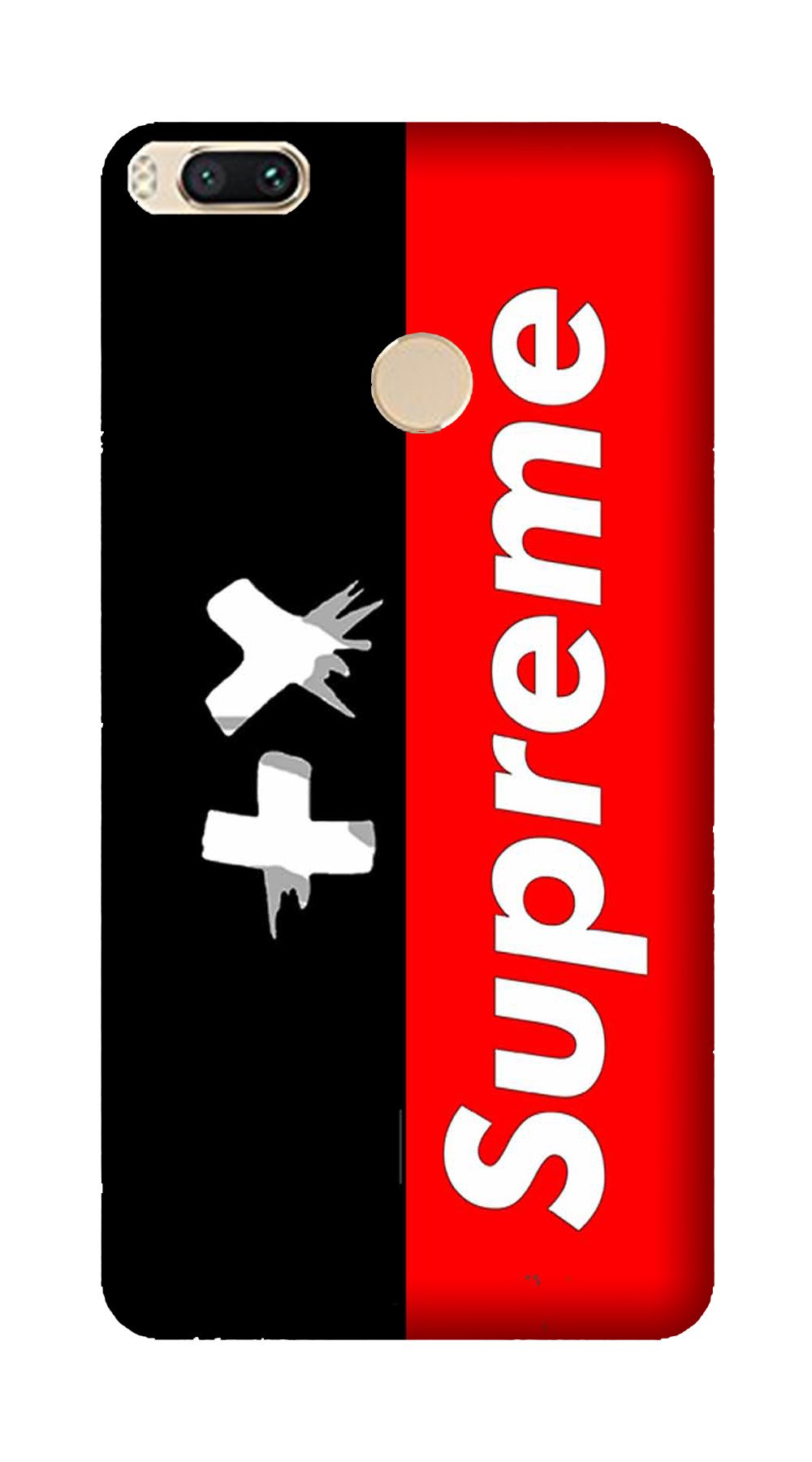 Supreme Mobile Back Case for Mi A1 (Design - 389) Supreme Mobile Back Case for Mi A1 (Design - 389)