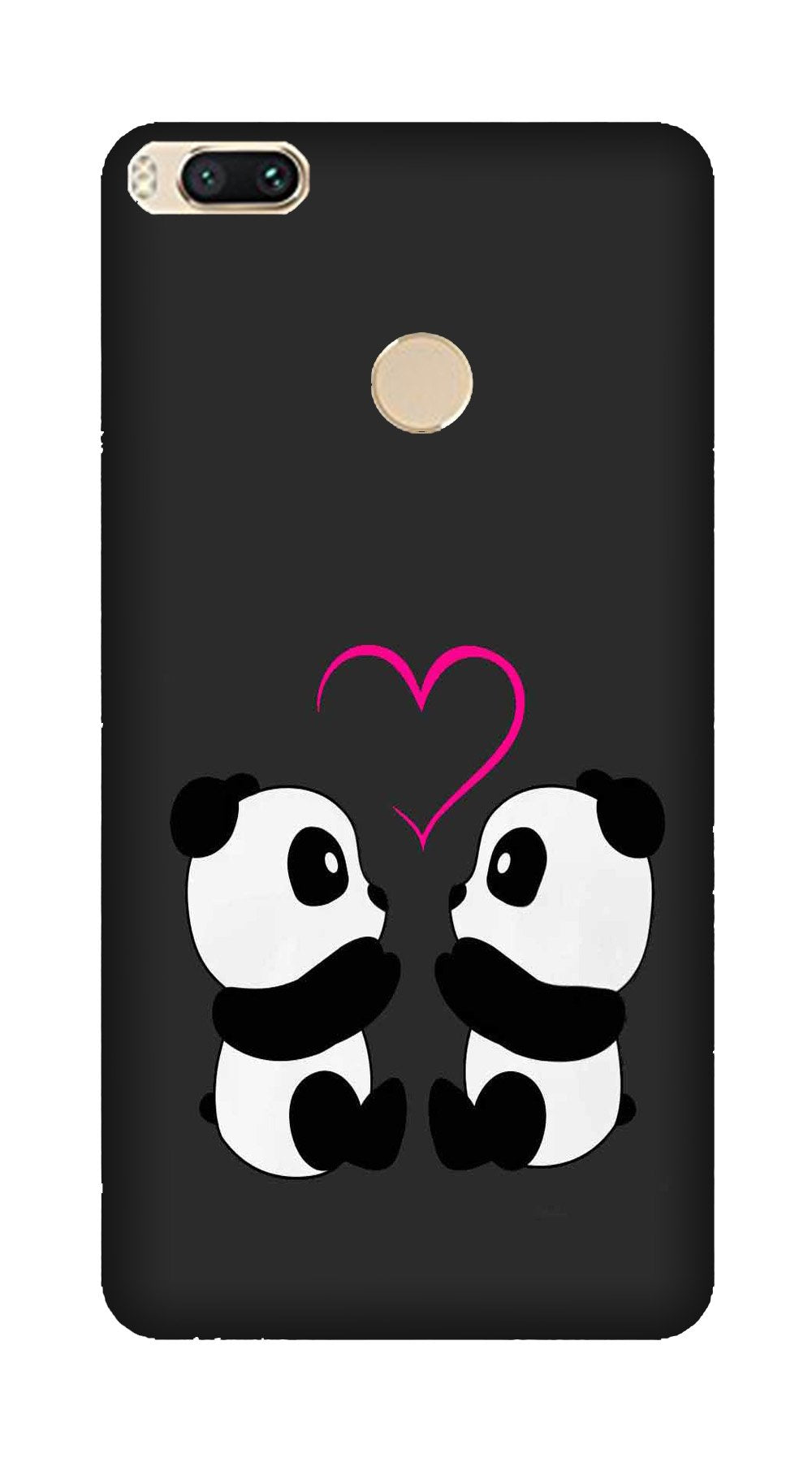 Panda Love Mobile Back Case for Xiaomi Mi A1 (Design - 398) Panda Love Mobile Back Case for Xiaomi Mi A1 (Design - 398)