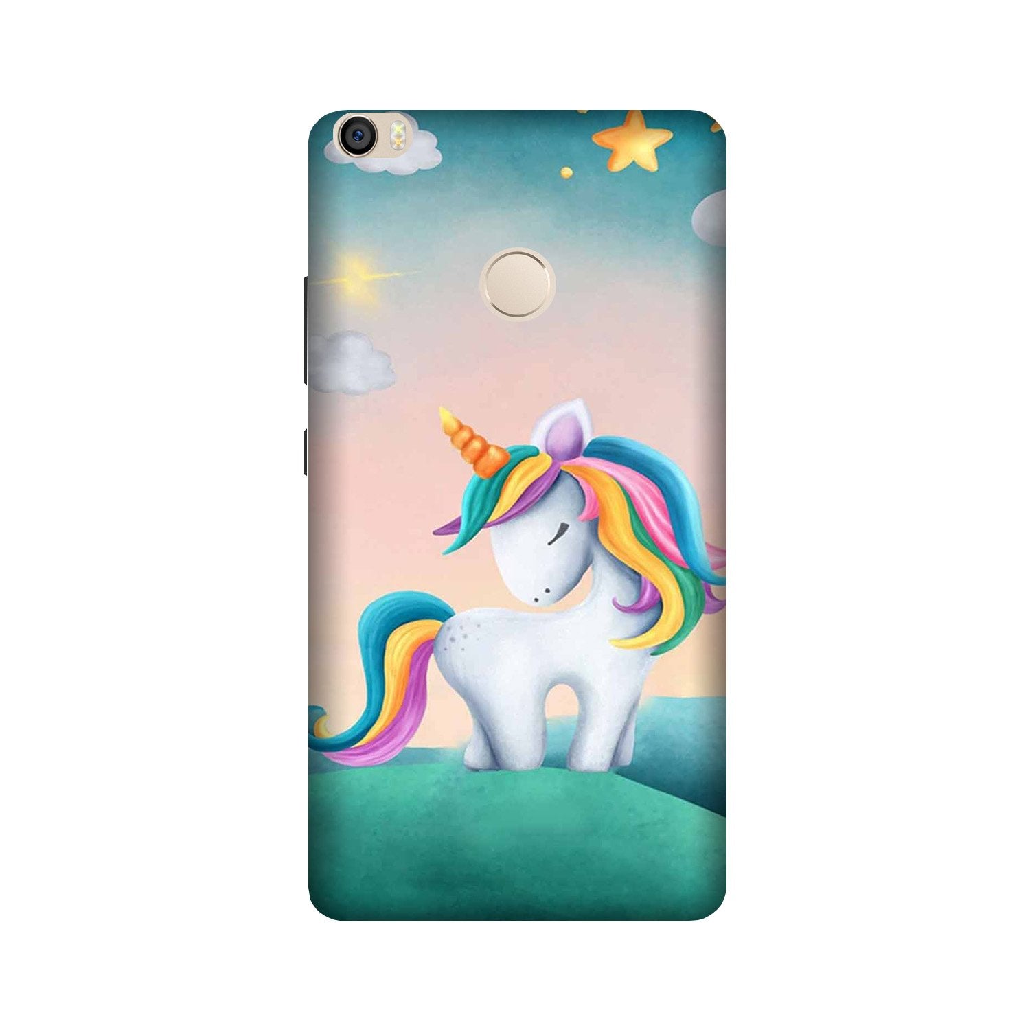 Unicorn Mobile Back Case for Mi Max 2 (Design - 366)