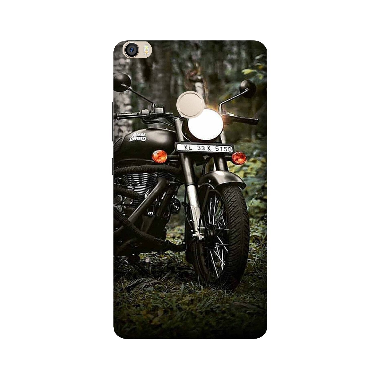 Royal Enfield Mobile Back Case for Mi Max 2 (Design - 384)