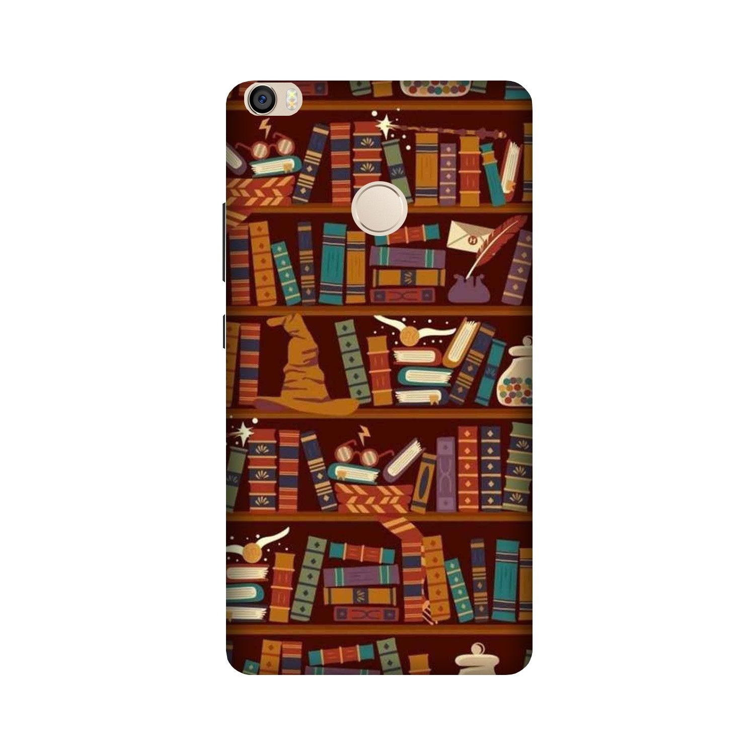 Book Shelf Mobile Back Case for Mi Max / Max Prime (Design - 390) Book Shelf Mobile Back Case for Mi Max / Max Prime (Design - 390)