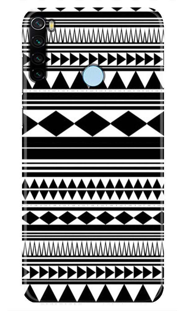 Black white Pattern Mobile Back Case for Xiaomi Redmi Note 8 (Design - 5) Black white Pattern Case for Xiaomi Redmi Note 8