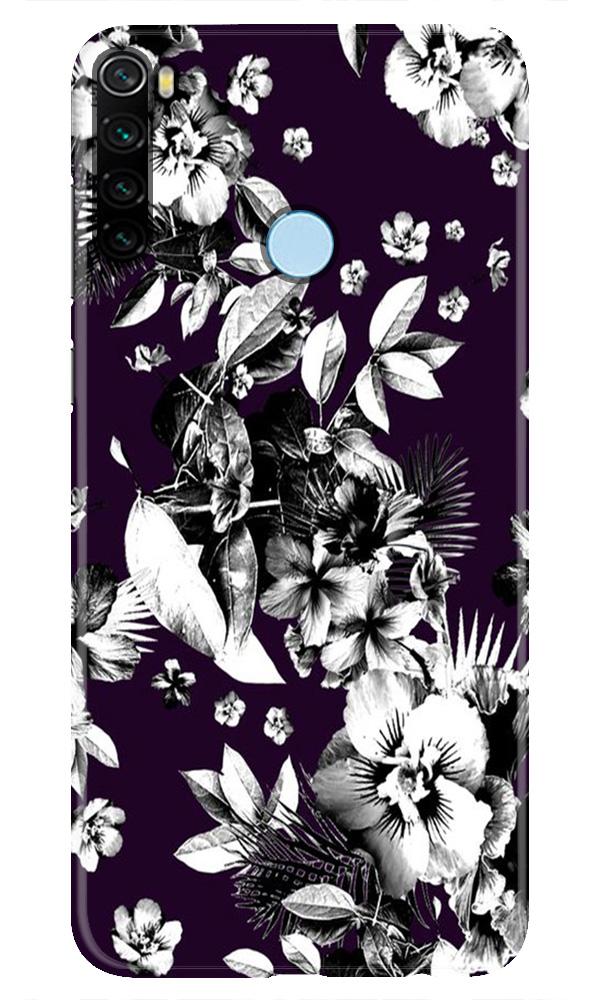 white flowers Mobile Back Case for Xiaomi Redmi Note 8 (Design - 7) white flowers Case for Xiaomi Redmi Note 8