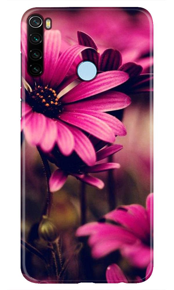 Purple Daisy Mobile Back Case for Xiaomi Redmi Note 8 (Design - 65) Purple Daisy Case for Xiaomi Redmi Note 8