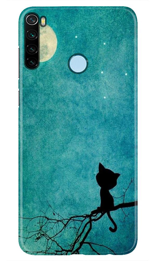 Moon cat Mobile Back Case for Xiaomi Redmi Note 8 (Design - 70) Moon cat Case for Xiaomi Redmi Note 8