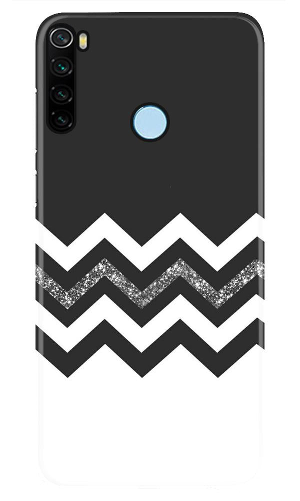 Black white Pattern2Mobile Back Case for Xiaomi Redmi Note 8 (Design - 83) Black white Pattern2Case for Xiaomi Redmi Note 8