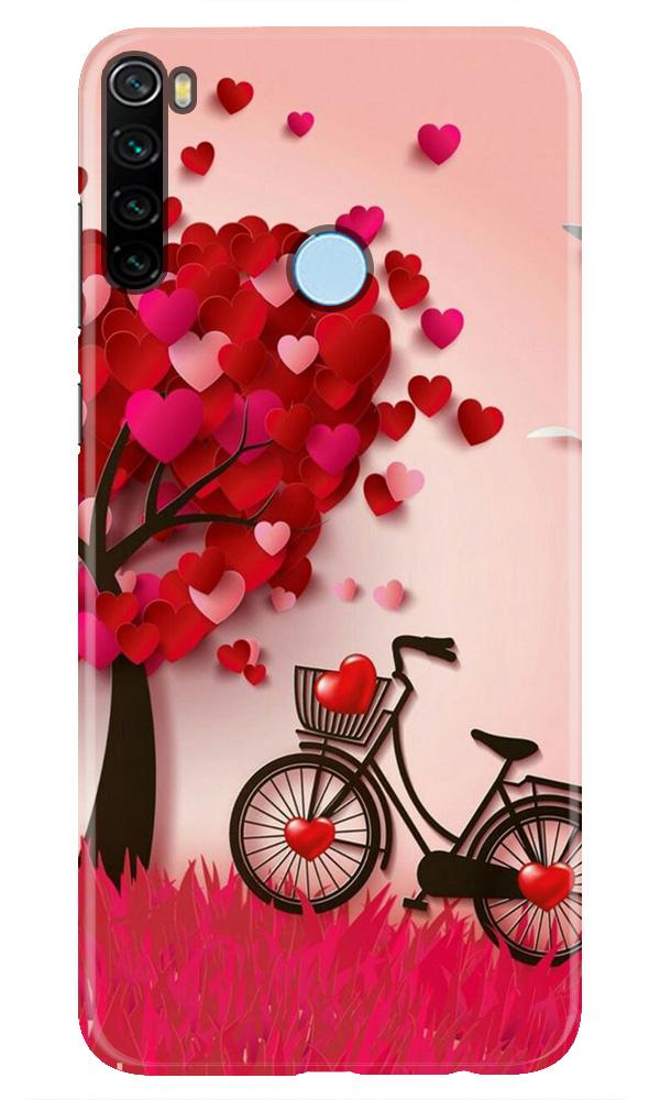 Red Heart Cycle Mobile Back Case for Xiaomi Redmi Note 8 (Design - 222) Red Heart Cycle Case for Xiaomi Redmi Note 8 (Design No. 222)