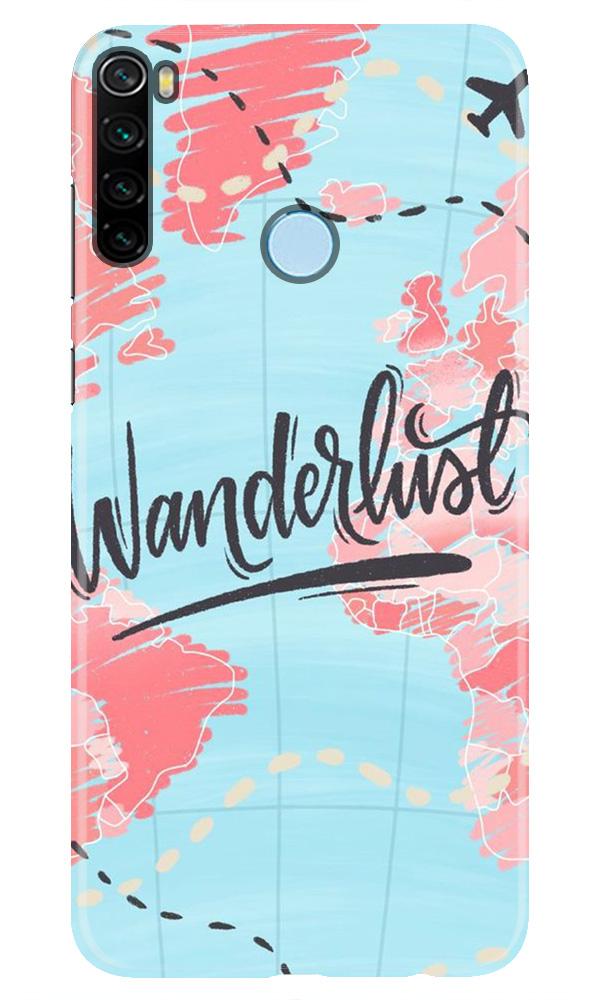 Wonderlust Travel Mobile Back Case for Xiaomi Redmi Note 8 (Design - 223) Wonderlust Travel Case for Xiaomi Redmi Note 8 (Design No. 223)