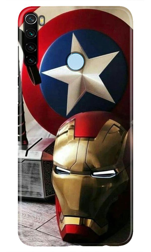 Ironman Captain America Mobile Back Case for Xiaomi Redmi Note 8 (Design - 254) Ironman Captain America Case for Xiaomi Redmi Note 8 (Design No. 254)