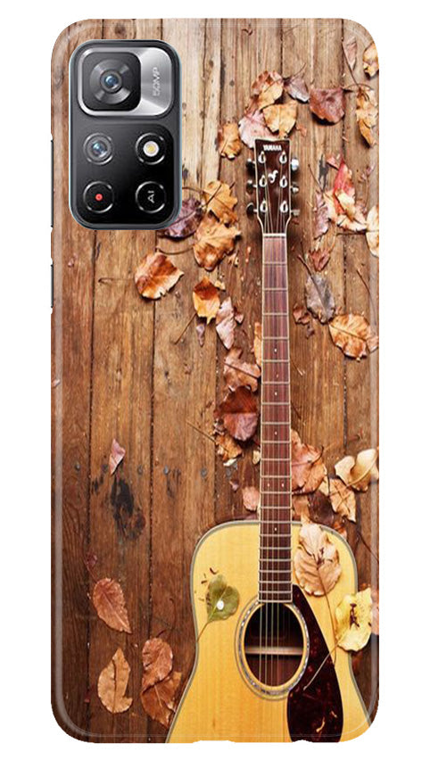 Guitar Mobile Back Case for Redmi Note 11 (Design - 43) Guitar Case for Redmi Note 11