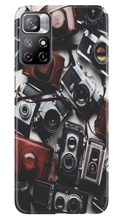 Cameras Mobile Back Case for Redmi Note 11 (Design - 57) Cameras Case for Redmi Note 11